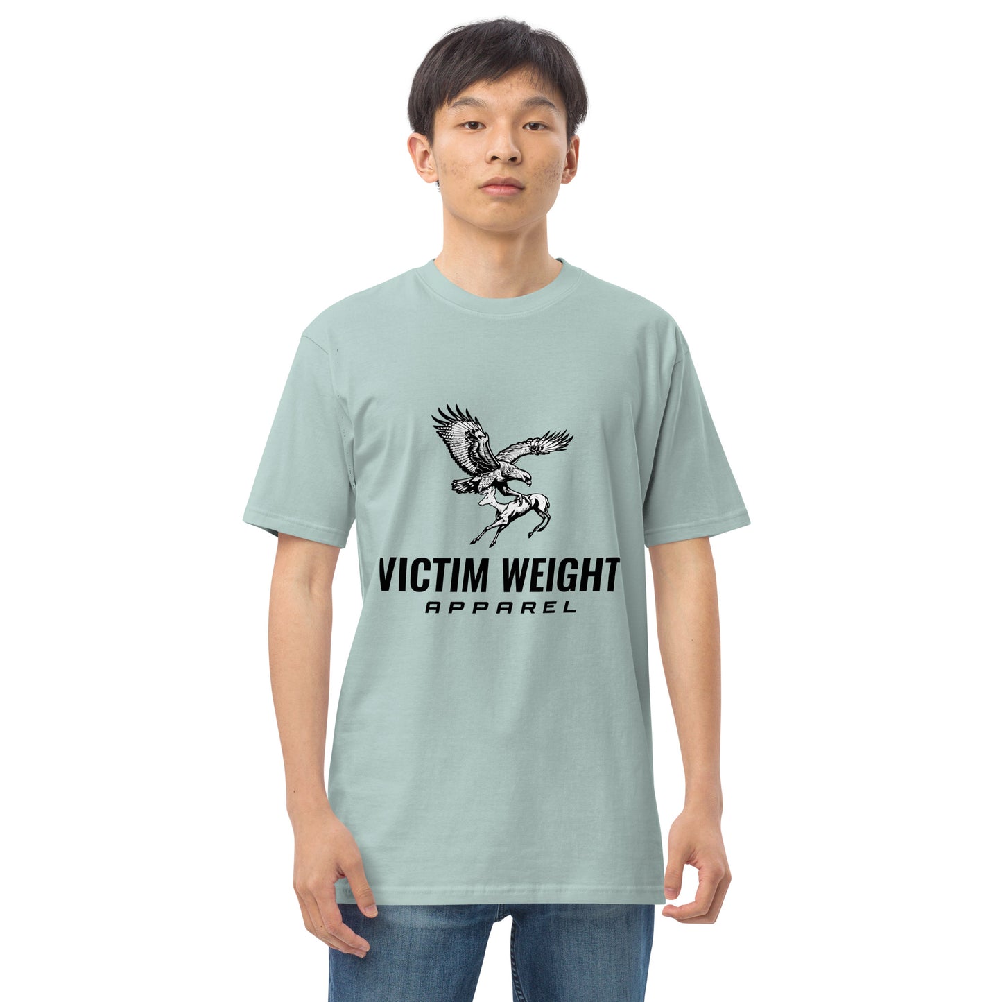 Victim Weight Oversized black logo/definition Premium shirt