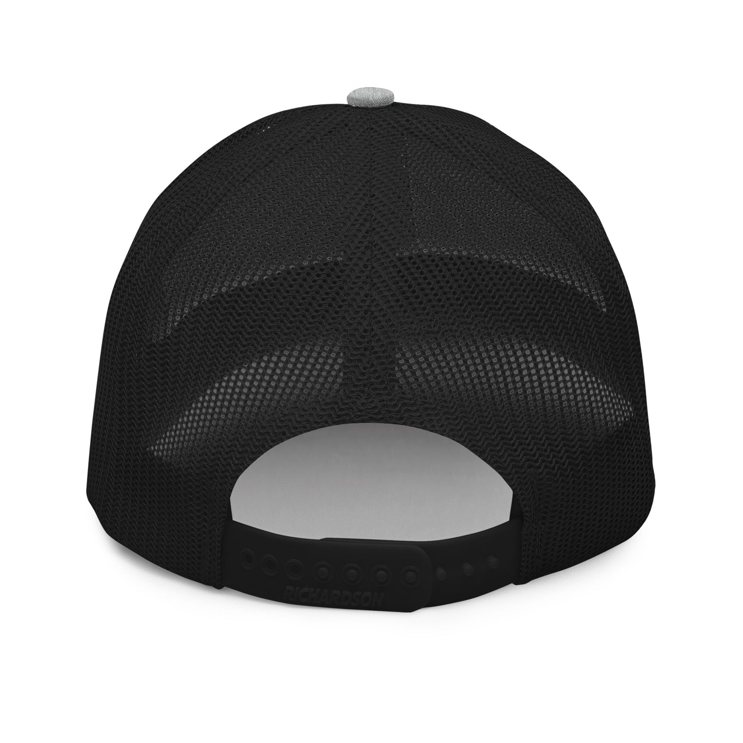 Victim Weight White Logo Font Trucker Hat
