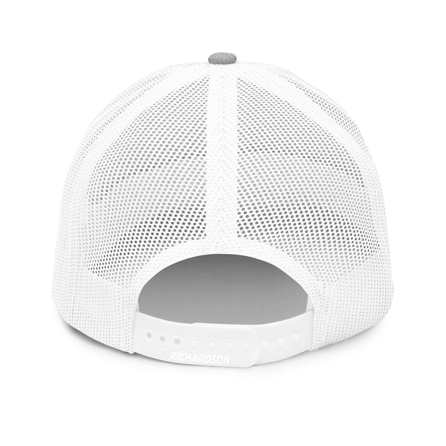 Victim Weight White Logo Font Trucker Hat